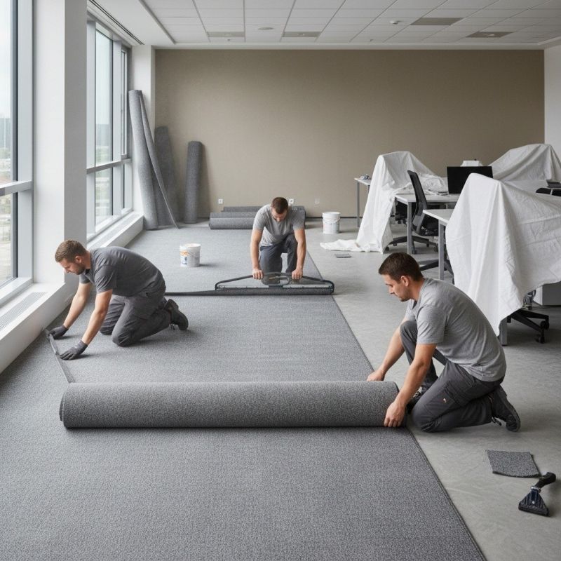 Our team working on Flooring Service projects in Springfield, MA