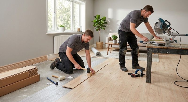 Laminate Floor Installation in South Windsor, CT