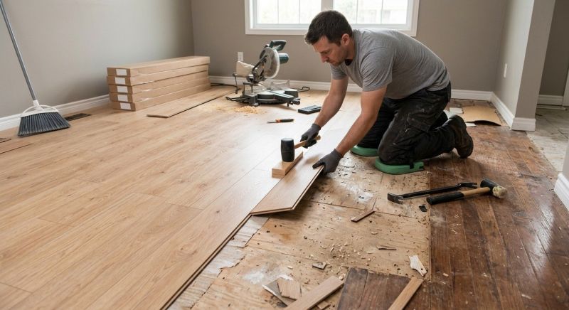 Laminate Floor Replacement in Springfield, MA