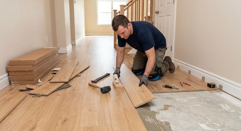 Laminate Floor Replacement in Longmeadow, MA
