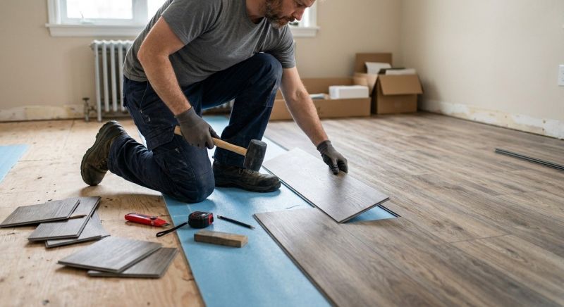 Linoleum Floor Installation in Amherst, MA