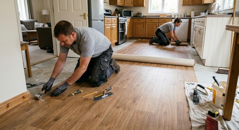 Linoleum Floor Installation in Springfield, MA