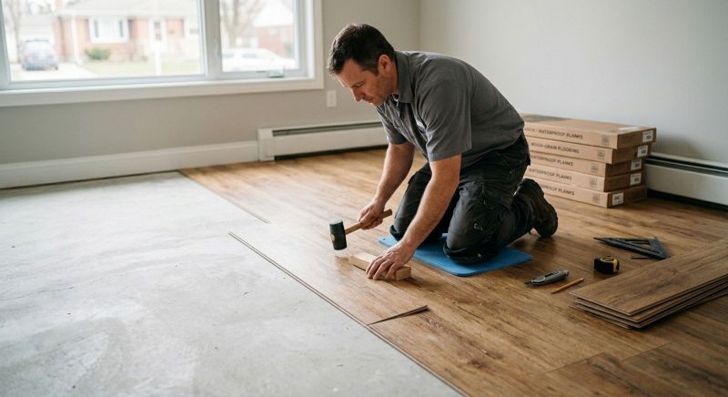 Linoleum Floor Installation in Sturbridge, MA