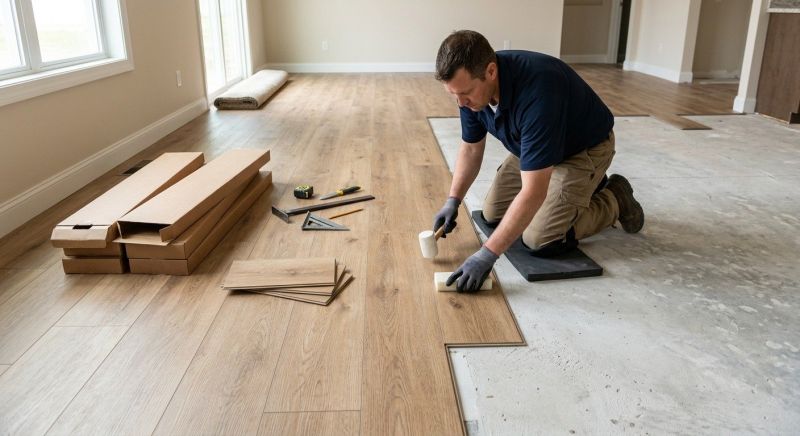 Luxury Vinyl Tile Installation in Manchester, CT
