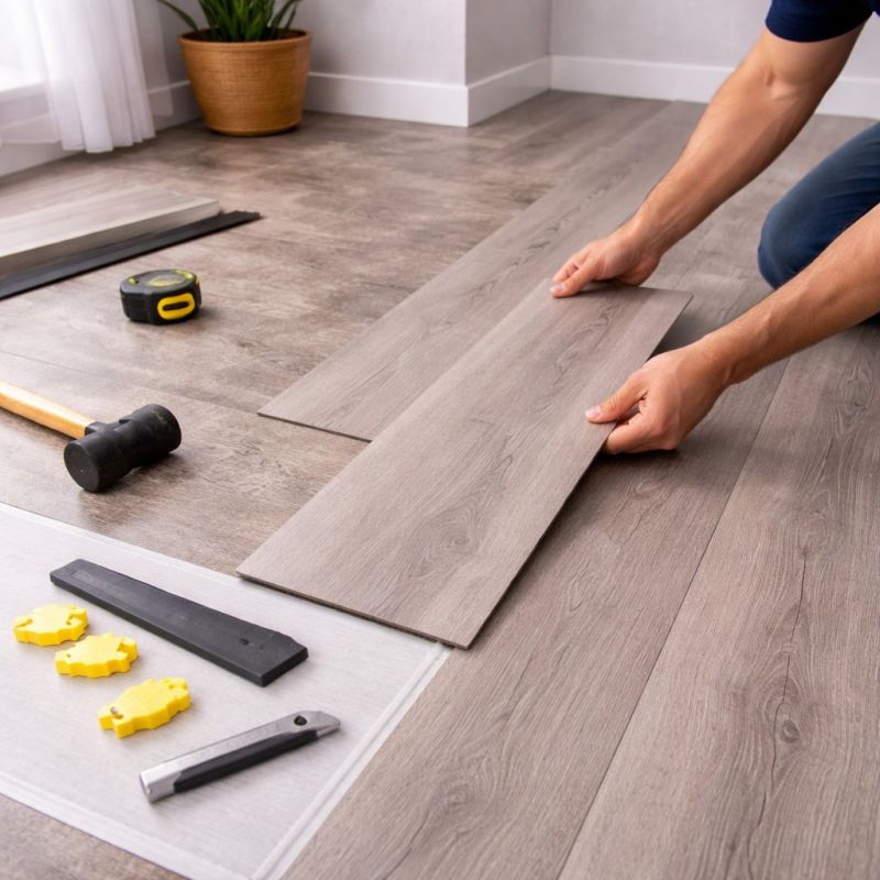 Luxury Vinyl Tile Installation in Manchester, CT