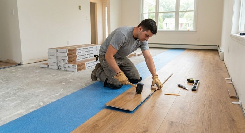 Lvt Flooring Installation in Suffield, CT
