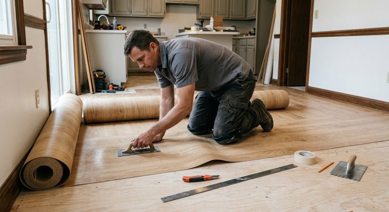 Sheet Flooring Installation in Northampton, MA