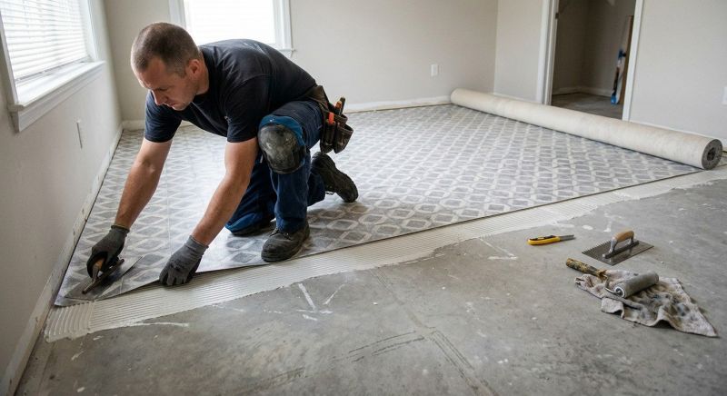 Sheet Flooring Installation in Suffield, CT