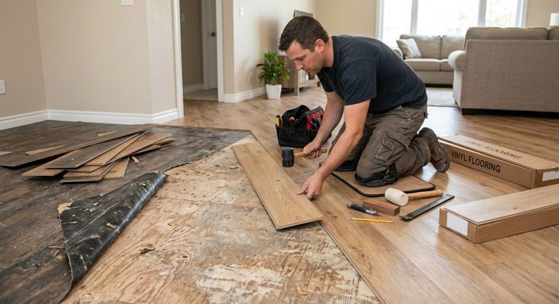 Vinyl Floor Replacement in Springfield, MA