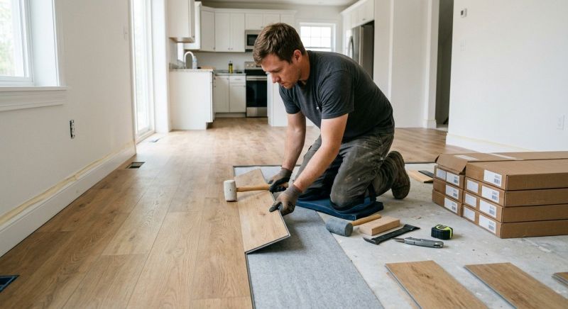 Vinyl Plank Floor Installation in Springfield, MA